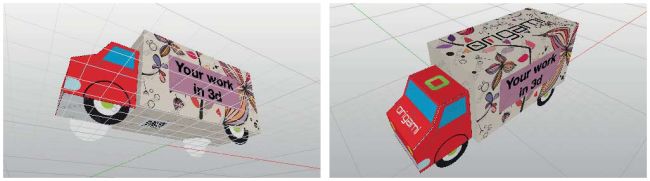 Darstellung eines Bastelbogens im Origami-Bedienfeld (Illustration: appsforlife)